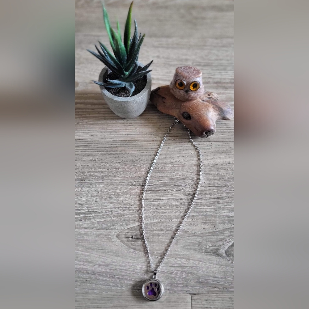 Paw diffuser necklace - Picture 2 of 2